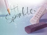 Faber Castell Gum Faber-Castell RollOn Sparkle display 20 stuks assorti kleur: rose,violet en ocean metallic