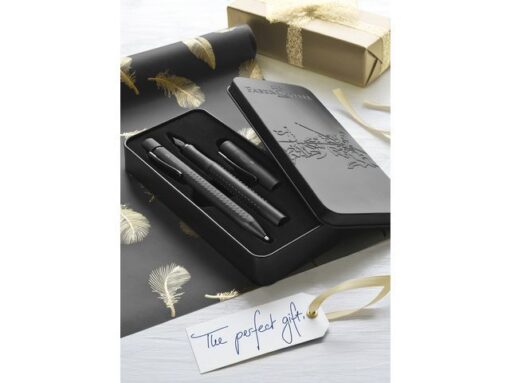Faber Castell Balpen en vulpen Faber-Castell Grip zwart in gift box