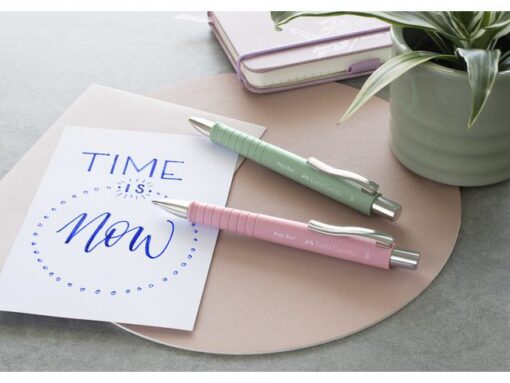 Faber Castell Balpen Faber-Castell Polyball XB lichtroze