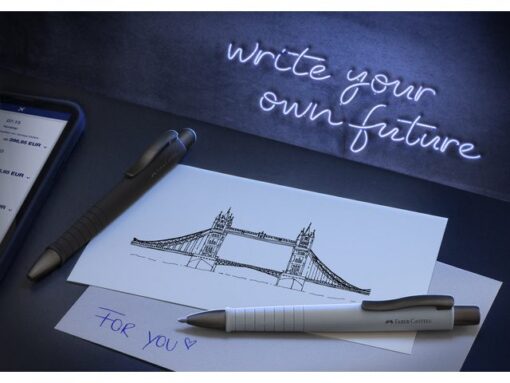 Balpen Faber Castell Polyball XB zwart