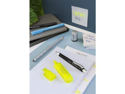 Faber Castell Tekstmarkers Faber-Castell 46 neon 4 stuks in karton etui