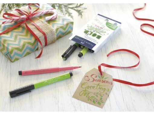 Faber Castell Tekenstift Faber-Castell Pitt Artist Pen handlettering      6-delig etui