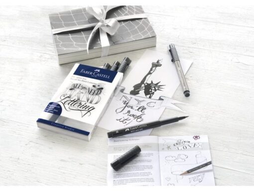 Faber Castell Tekenstift Faber-Castell Pitt Artist Pen handlettering      8-delig basisetui