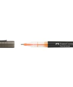 De inktroller van Faber-Castell heeft een constante stroom van inkt naar beneden tot de laatste druppel dankzij het directe vulsysteem. De lijndikte van deze pen is B. Met venster om inktniveau te controleren. Documentecht.
