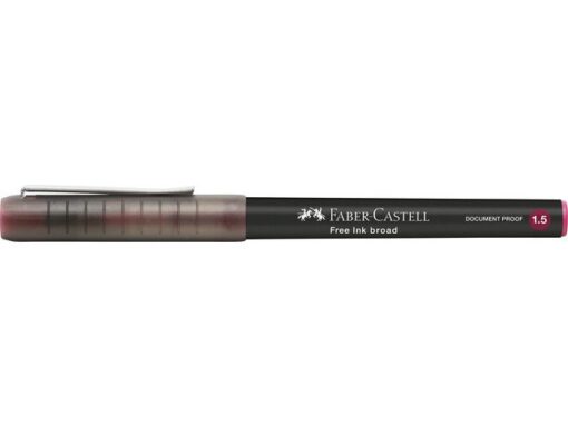 Faber Castell Inktroller Faber-Castell 1.5mm wijnrood