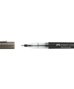 De inktroller van Faber-Castell heeft een constante stroom van inkt naar beneden tot de laatste druppel dankzij het directe vulsysteem. De lijndikte van deze pen is B. Met venster om inktniveau te controleren. Documentecht.
