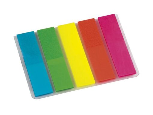 Info Notes Info Page Markers film 12x44mm, 5 kleuren