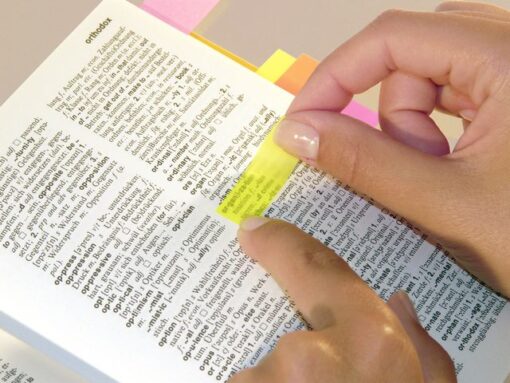 Info Notes Info Page Markers film 12x44mm, 5 kleuren