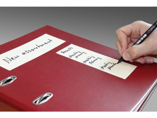 Info Notes dispenser + rol voor rollen 60mmx10m