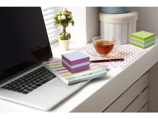 Info Notes 75x75mm assorti kleuren blok a 450 vel