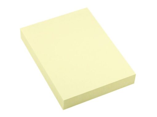 Info Notes 50x75mm geel blok a 100 vel