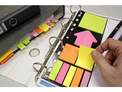 Info Notes Info sticky notes op kaart diverse formaten / kleuren