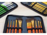 Penselen Kangaro acrylverf set van 10stuks in etui