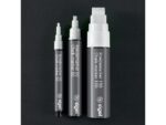 Krijtstift Sigel set 2stuks wit wig punt 1-5 mm