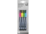 Krijtstift Sigel set 4kleuren ronde punt 1-2 mm