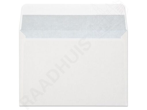 Dienstenvelop Raadhuis 114x162mm C6 gegomd wit doos a 500   stuks