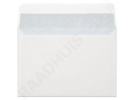 Dienstenvelop Raadhuis 114x162mm C6 wit met plakstrip krimp a 100 stuks