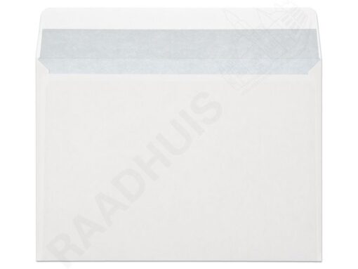 Dienstenvelop venster rechts Raadhuis 156x220mm EA5 wit     gegomd doos a 500 stuks