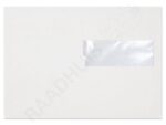Dienstenvelop venster rechts Raadhuis 156x220mm EA5 wit     gegomd doos a 500 stuks