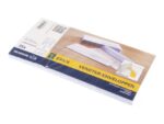 Dienstenvelop venster rechts Raadhuis 110x220mm DL (EA5/6)  wit plakstrip krimp a 25 stuks