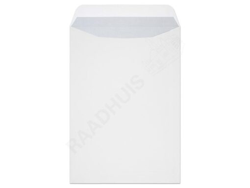 Akte envelop Raadhuis 229x324mm C4 wit gegomd krimp a 10    stuks
