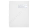 Akte envelop met venster Raadhuis 229x324mm C4 wit met      plakstrip doos a 250 stuks