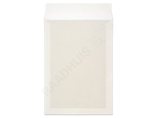 Bordrug envelop Raadhuis 229x324mm C4 wit met plakstrip     krimp a 10 stuks