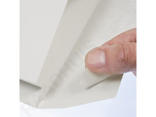 Monsterzak Raadhuis 229x324x38mm C4 wit plakstrip krimp a   10 stuks