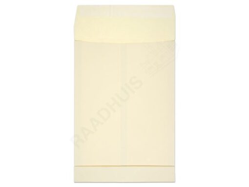 Monsterzak Raadhuis 230x350x38mm P230 crème plakstrip doos  a 125 stuks