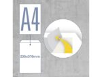 Mailingsenvelop Raadhuis 235x310mm transparant met          plakstrip krimp a 50st.
