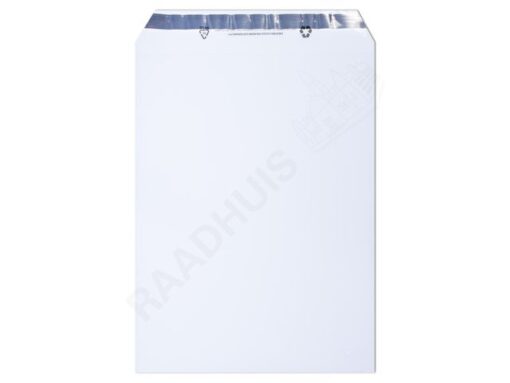Mailingsenvelop Raadhuis 235x310mm transparant met          plakstrip doos a 1000 stuks