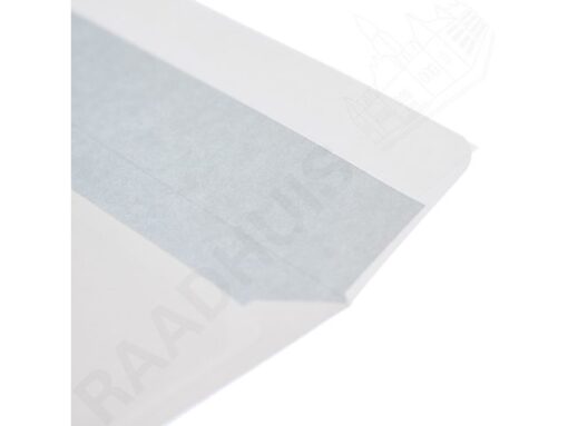 Dienstenvelop met venster Raadhuis 110x220mm DL (EA5/6) met plakstrip wit 200 stuks
