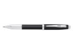 Rollerball SHEAFFER 100 E9338 Glossy black lacquer chrome   plated