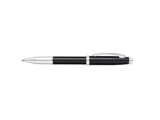 Rollerball SHEAFFER 100 E9338 Glossy black lacquer chrome   plated