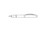 Rollerball SHEAFFER 100 E9306 Brushed chrome nickel plated
