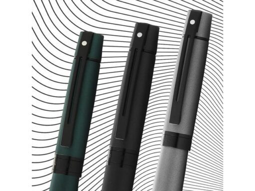 Balpen SHEAFFER 300 E9346 Matte Green lacquer polished black