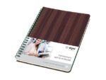 Sigel Notitieboek Conceptum A5 spiraal hout punt-gelijnd 160 pag  100gr HC