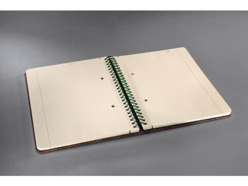 Sigel Notitieboek Conceptum A5 spiraal hout punt-gelijnd 160 pag  100gr HC