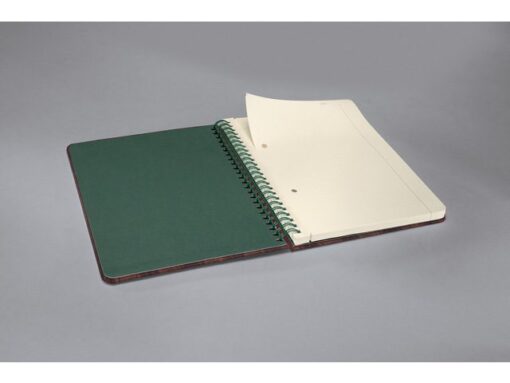 Sigel Notitieboek Conceptum A5 spiraal hout punt-gelijnd 160 pag  100gr HC