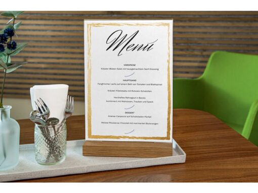 Papier met motief Sigel, Golden frame, tweezijdig motief,   superieure kwaliteit karton,FSC Mix Cred (Ink/Laser/Copy),