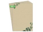 Papier met motief Sigel, Eucalyptus, tweezijdig motief,     gras papier, FSC Mix Credit (Ink/Laser/Copy), 100 g, A4,