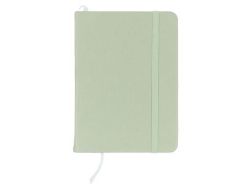 Kangaro KTC Schetsboek Kangaro A6 mint PU hardcover 80 blad 140 grams   roomwit papier met elastiek en lint