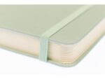 Kangaro KTC Schetsboek Kangaro A6 mint PU hardcover 80 blad 140 grams   roomwit papier met elastiek en lint