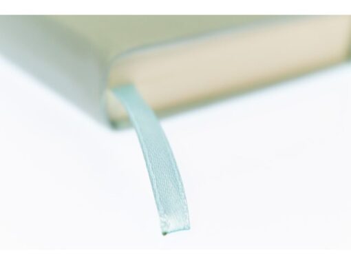Kangaro KTC Schetsboek Kangaro A6 mint PU hardcover 80 blad 140 grams   roomwit papier met elastiek en lint
