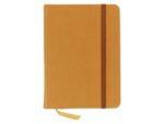 Kangaro KTC Schetsboek Kangaro A6 okergeel PU hardcover 80 blad 140     grams roomwit papier met elastiek en lint