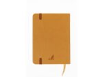 Kangaro KTC Schetsboek Kangaro A6 okergeel PU hardcover 80 blad 140     grams roomwit papier met elastiek en lint