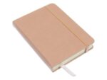 Kangaro KTC Schetsboek Kangaro A6 oud roze PU hardcover 80 blad 140     grams roomwit papier met elastiek en lint
