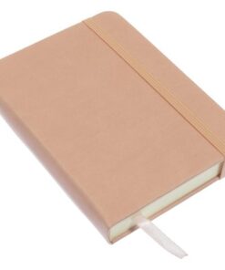 waardoor paginas niet loslaten en mede door de harde kaft goed beschermd zijn. Het schetsboekje is ook voorzien van een leeslint en afsluitelastiek