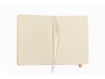 Kangaro KTC Schetsboek Kangaro A6 oud roze PU hardcover 80 blad 140     grams roomwit papier met elastiek en lint