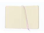 Kangaro KTC Schetsboek Kangaro A6 violet PU hardcover 80 blad 140 grams roomwit papier met elastiek en lint